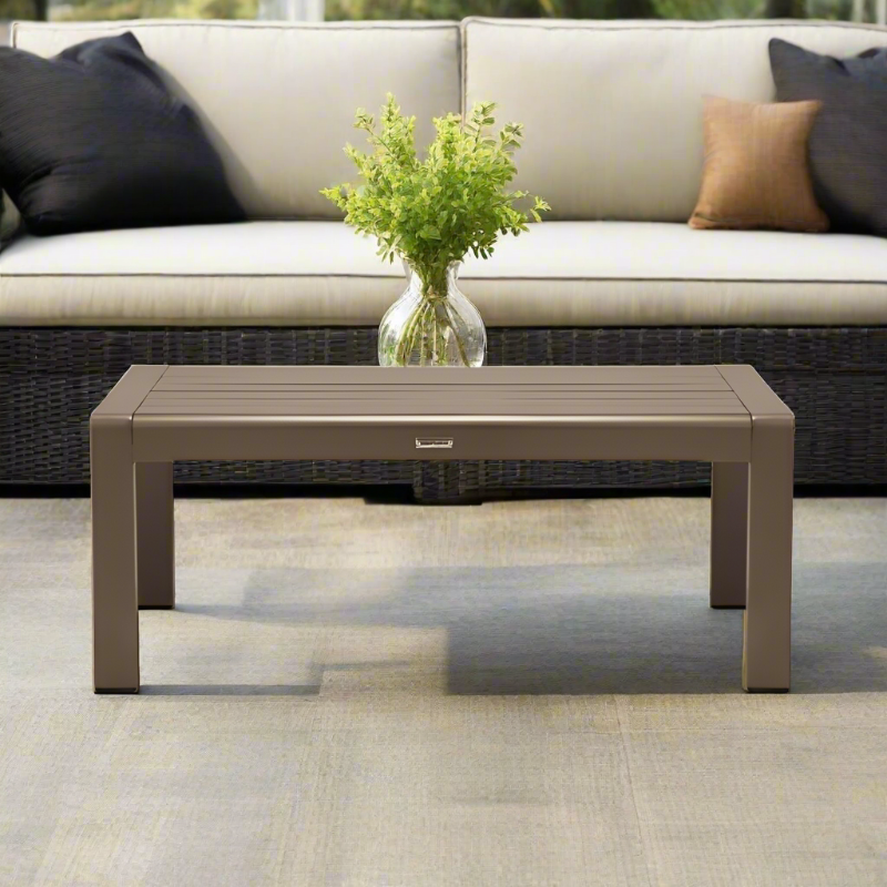 DecoScape Omni Aluminum Outdoor Coffee Table