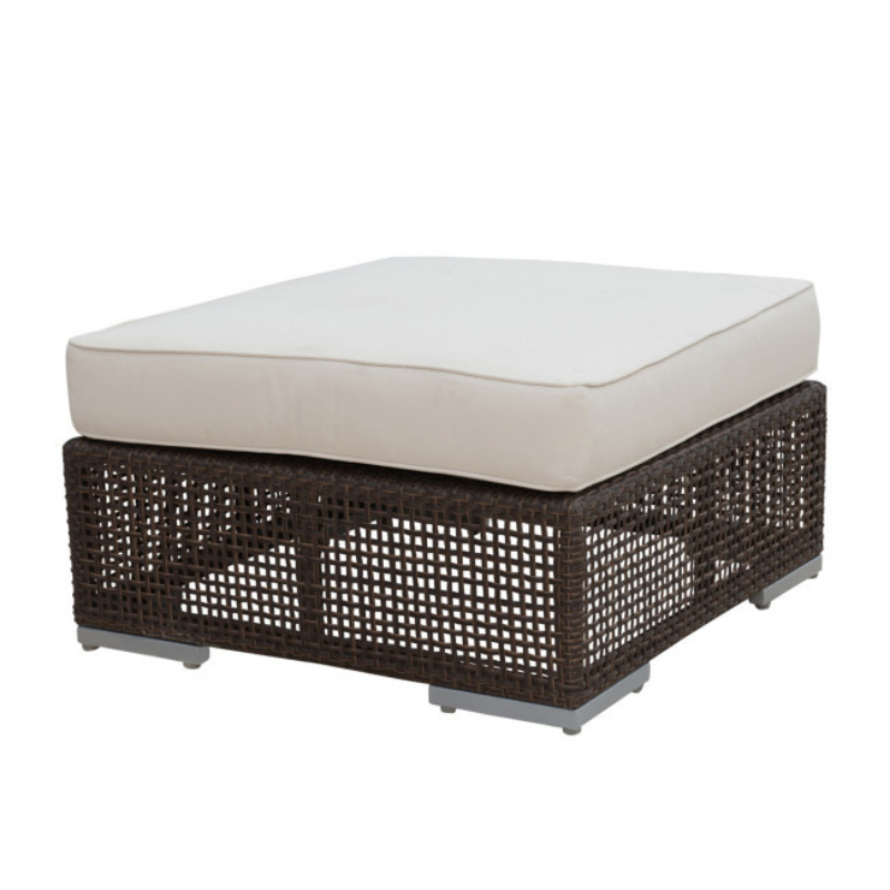 Hospitality Rattan Atlantis Wicker Outdoor Ottoman