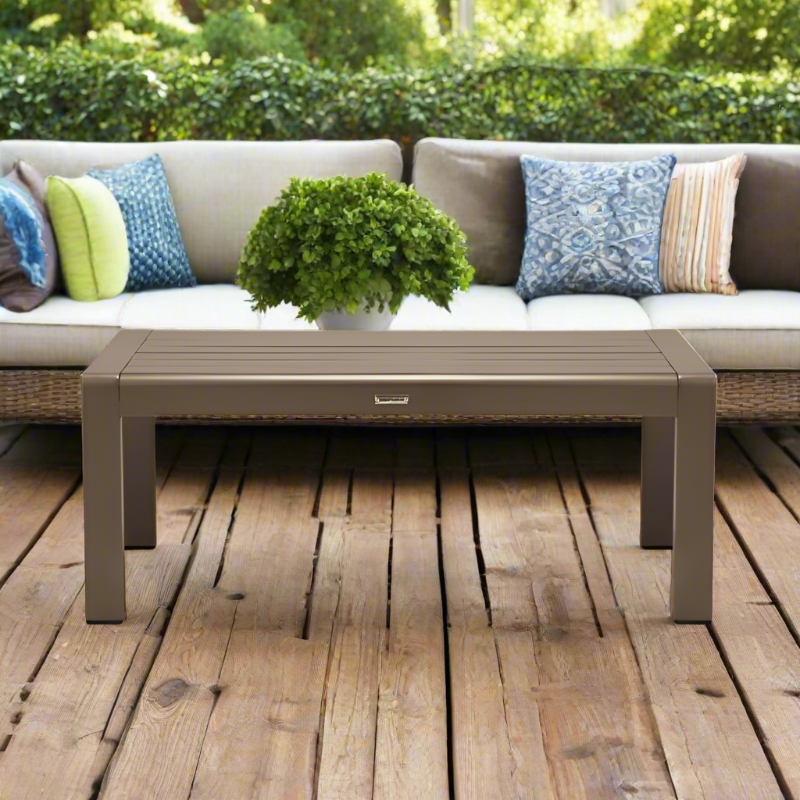 DecoScape Omni Aluminum Outdoor Coffee Table
