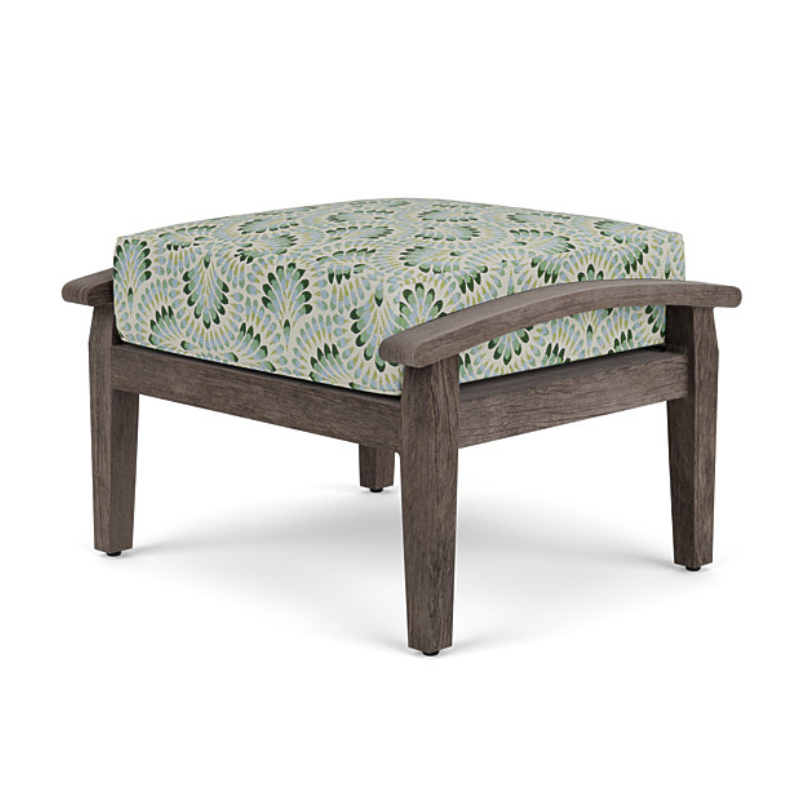 Lloyd Flanders Frontier Wicker Outdoor Ottoman