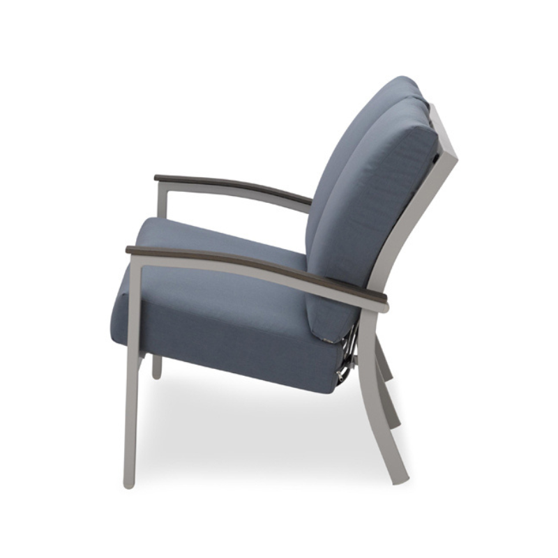 Telescope Casual Bazza Cushion MGP Aluminum Outdoor Two-Seat Loveseat