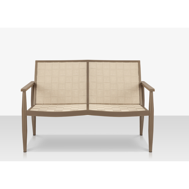 DecoScape Danish Aluminum Outdoor Loveseat