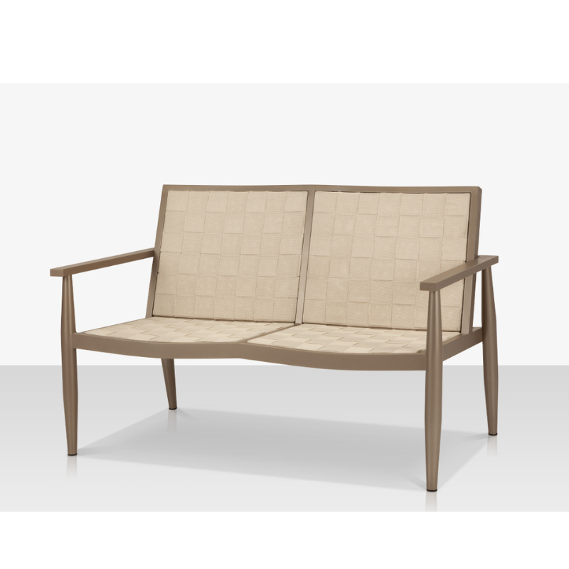 DecoScape Danish Aluminum Outdoor Loveseat