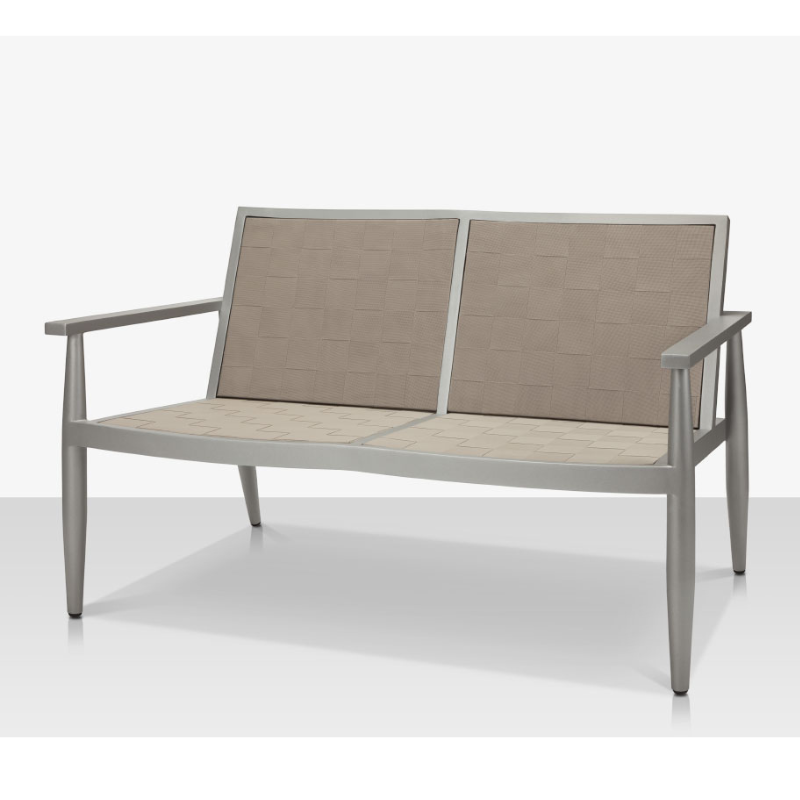 DecoScape Danish Aluminum Outdoor Loveseat