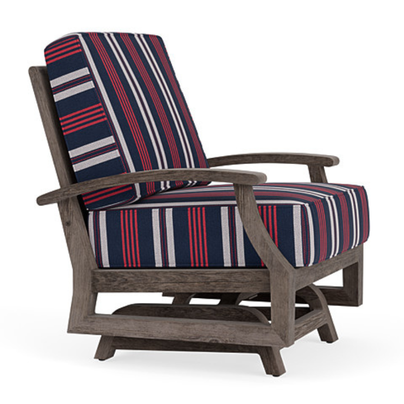Lloyd Flanders Frontier Wicker Outdoor Spring Rocker Chair