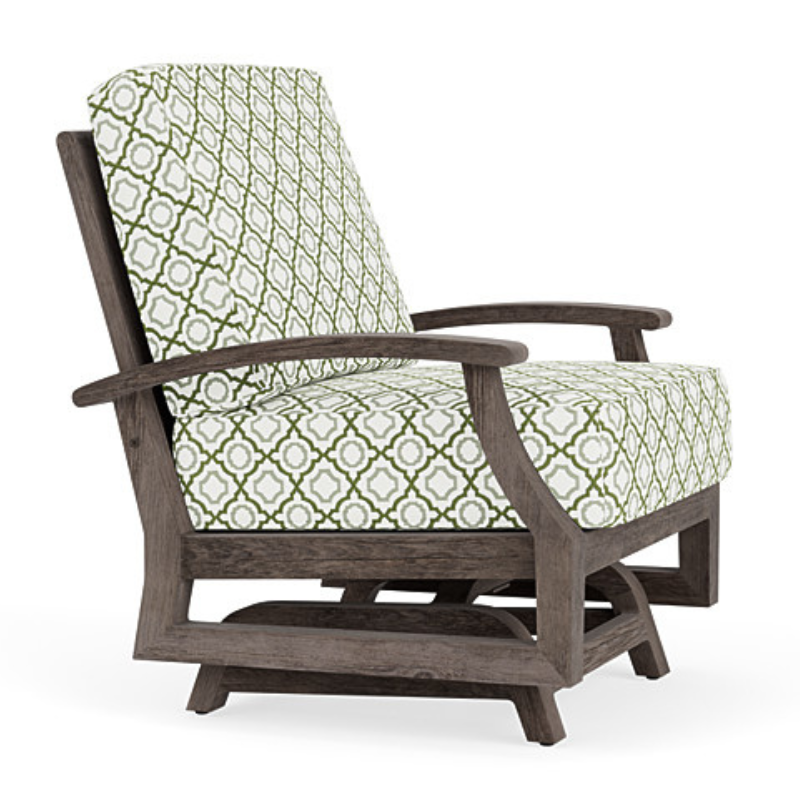 Lloyd Flanders Frontier Wicker Outdoor Spring Rocker Chair
