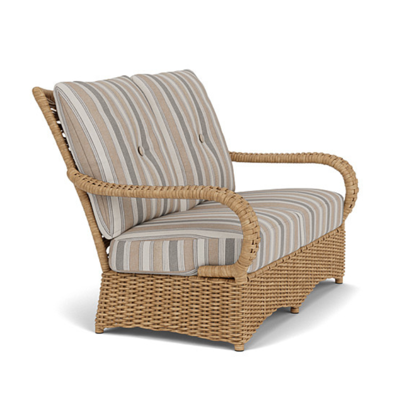 Lloyd Flanders Magnolia Woven Vinyl Loveseat