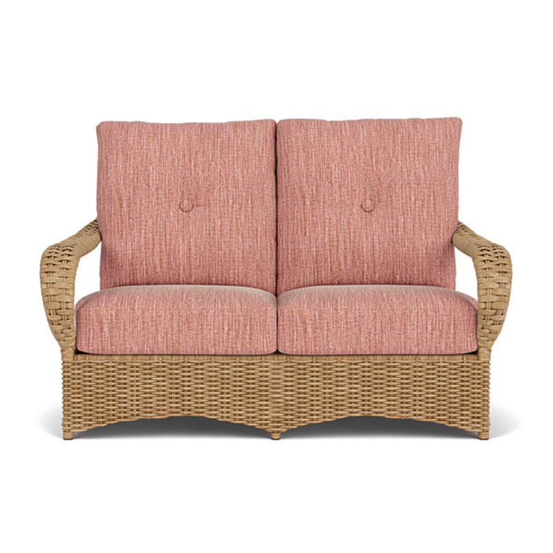 Lloyd Flanders Magnolia Woven Vinyl Outdoor Loveseat