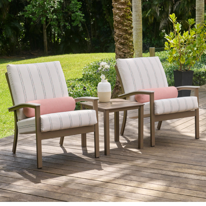 Telescope Casual Bazza Cushion MGP Aluminum Outdoor Arm Chair