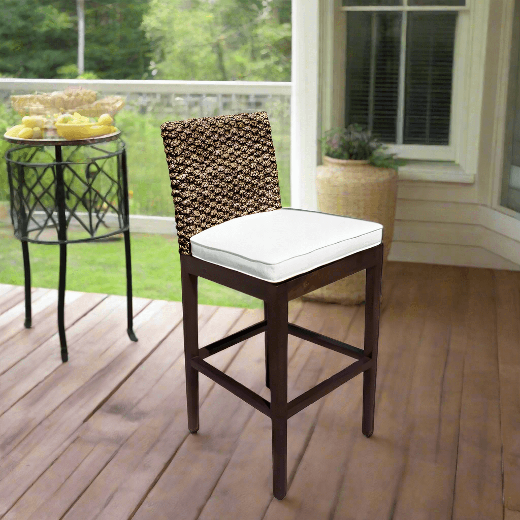 Panama Jack Sanibel Bar Stool with Cushion