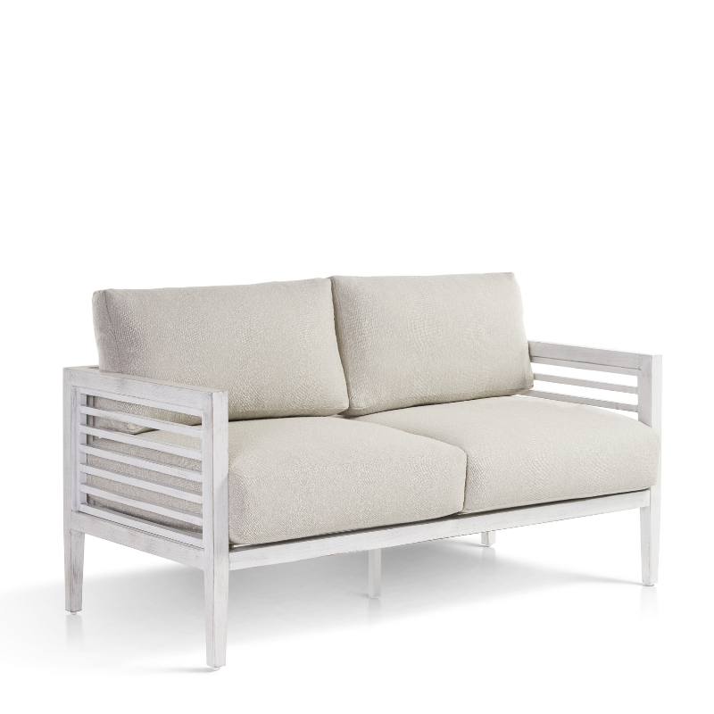 South Sea Rattan Aluminum Outdoor Veda Loveseat