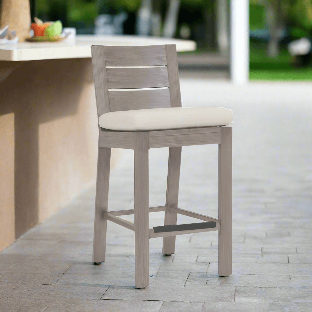 Sunset West Laguna Aluminum Outdoor Bar Stool