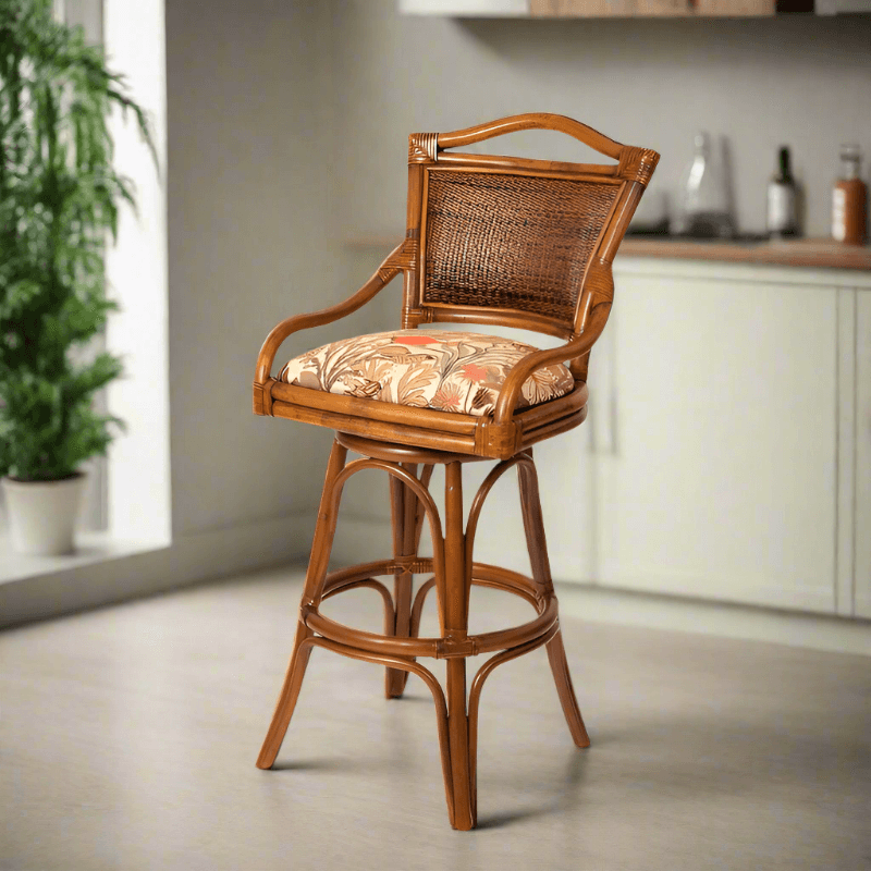 Alexander & Sheridan Serengeti 24″ Indoor Swivel Bar Stool