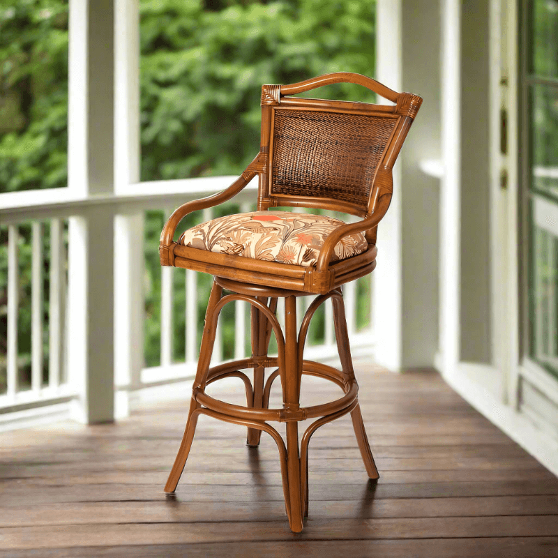 Alexander & Sheridan Serengeti 24″ Indoor Swivel Bar Stool