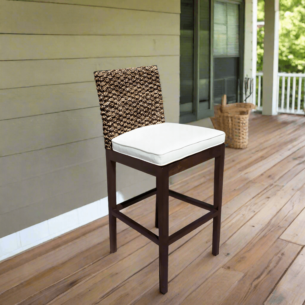 Panama Jack Sanibel Bar Stool with Cushion