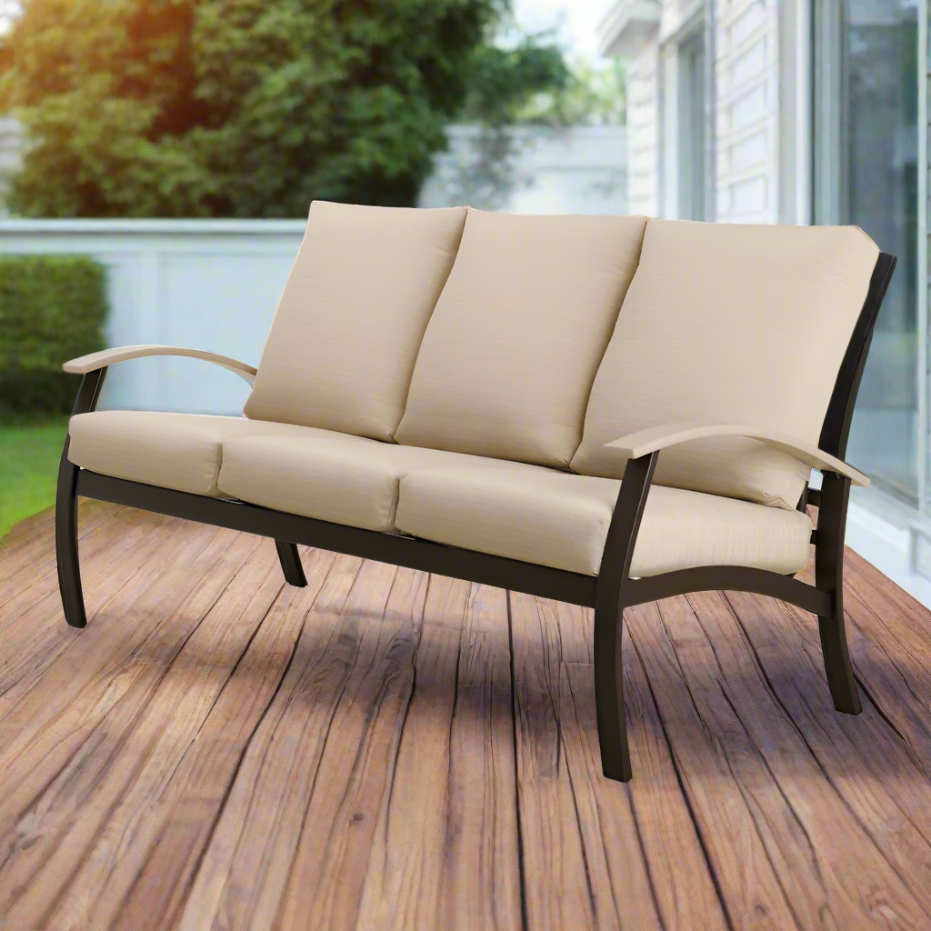 Telescope Casual Belle Isle Cushion Three-Seat Sofa