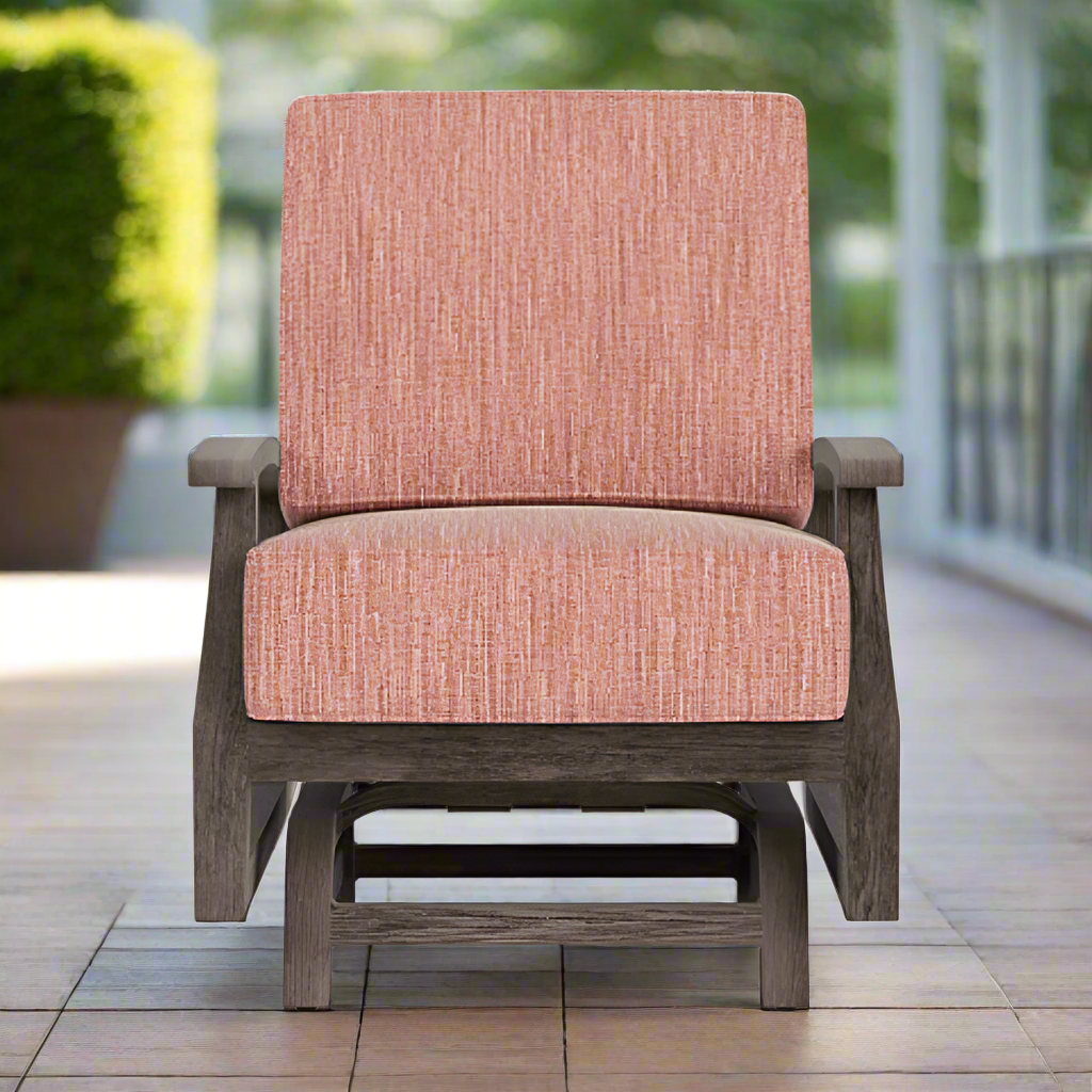 Lloyd Flanders Frontier Wicker Outdoor Spring Rocker Chair