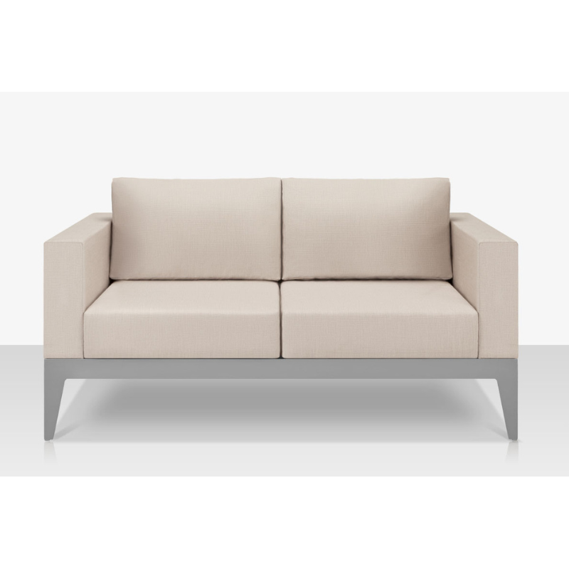 DecoScape South Beach Aluminum Outdoor Loveseat