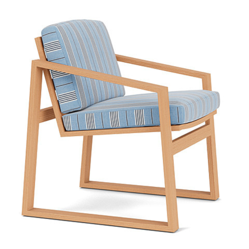 Lloyd Flanders Pursuit Aluminum Outdoor Dining Armchair