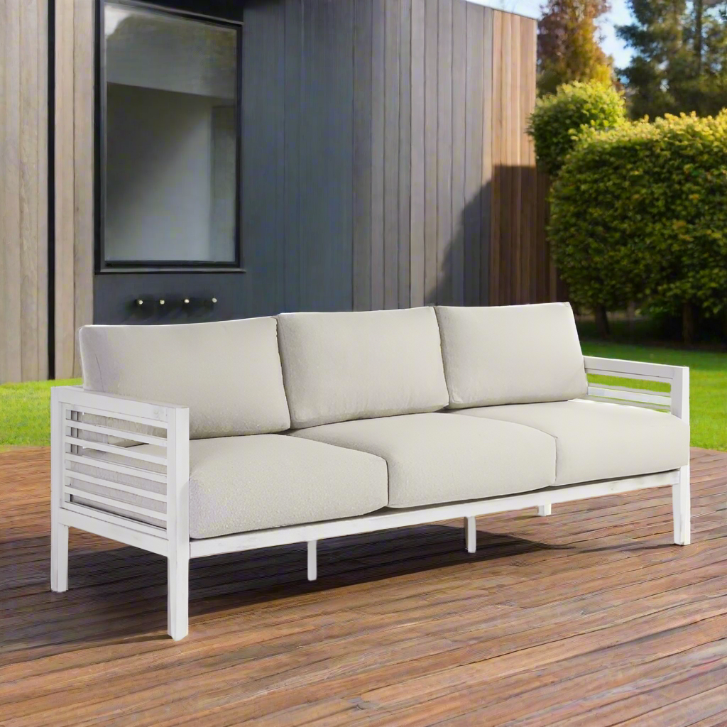 South Sea Rattan Aluminum Outdoor Veda Sofa