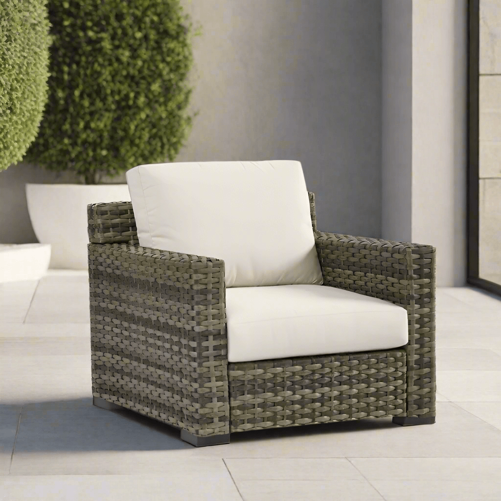 South Sea Rattan New Java Resin Wicker Outdoor Club Chair