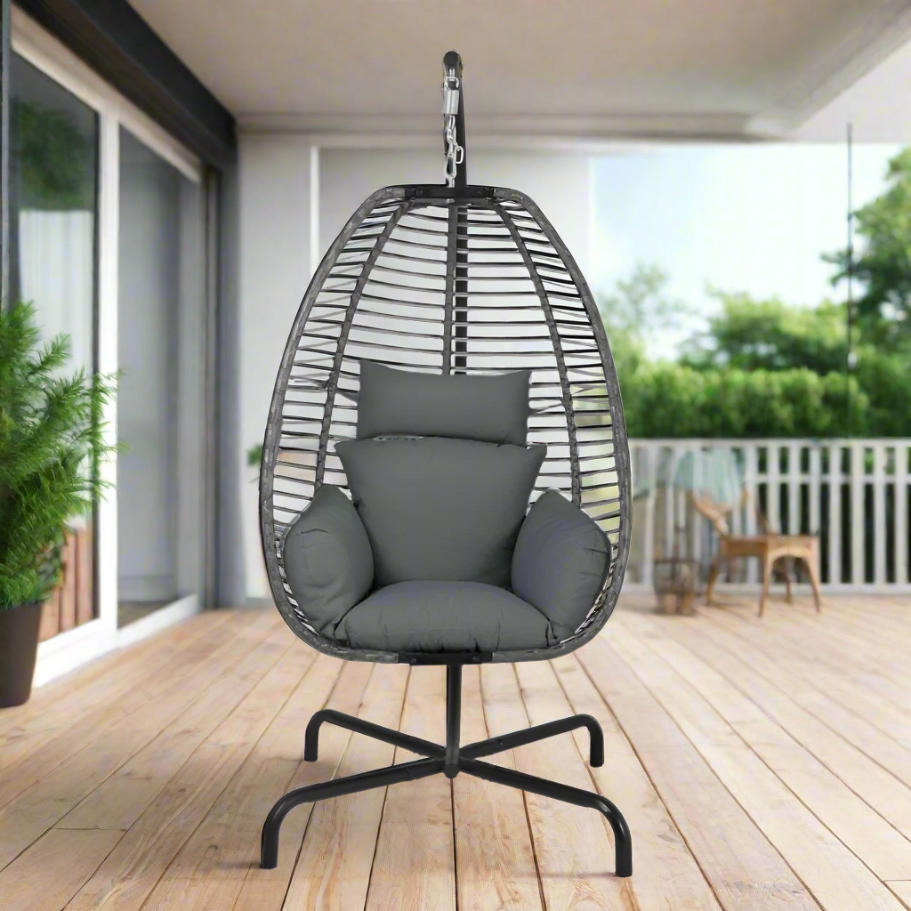 Hospitality Rattan Spectrum Hanging Chair w/Stand