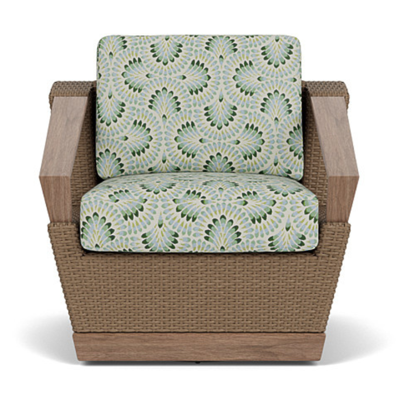 Lloyd Flanders Charisma Wicker Outdoor Swivel Lounge Chair