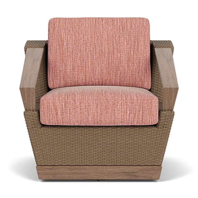 Lloyd Flanders Charisma Wicker Outdoor Swivel Lounge Chair