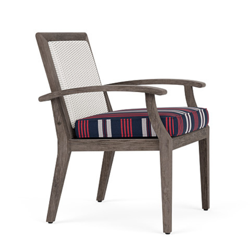 Lloyd Flanders Frontier Wicker Outdoor Dining Armchair