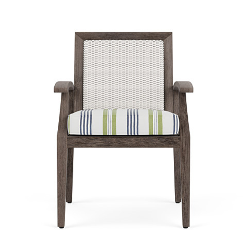 Lloyd Flanders Frontier Wicker Outdoor Dining Armchair