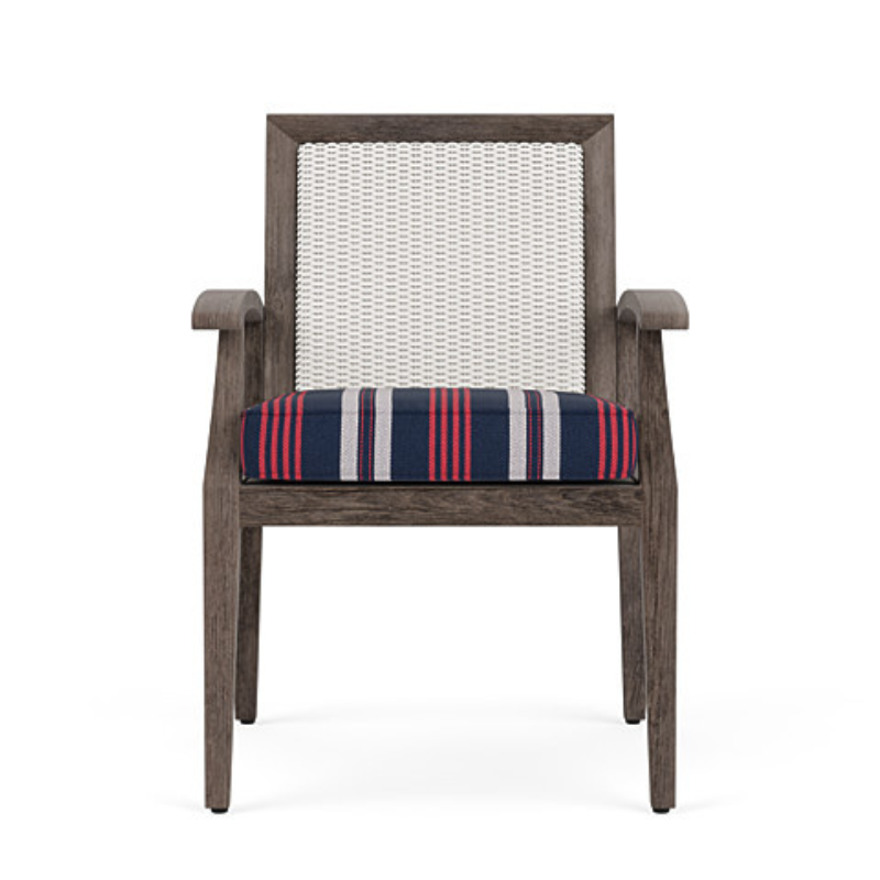 Lloyd Flanders Frontier Wicker Outdoor Dining Armchair