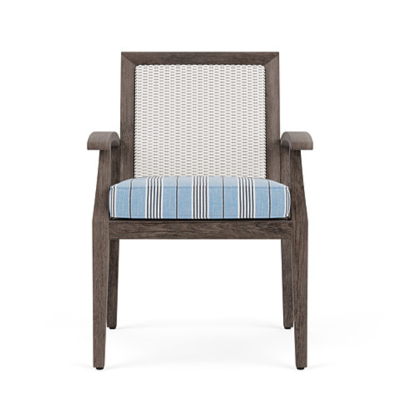 Lloyd Flanders Frontier Wicker Outdoor Dining Armchair