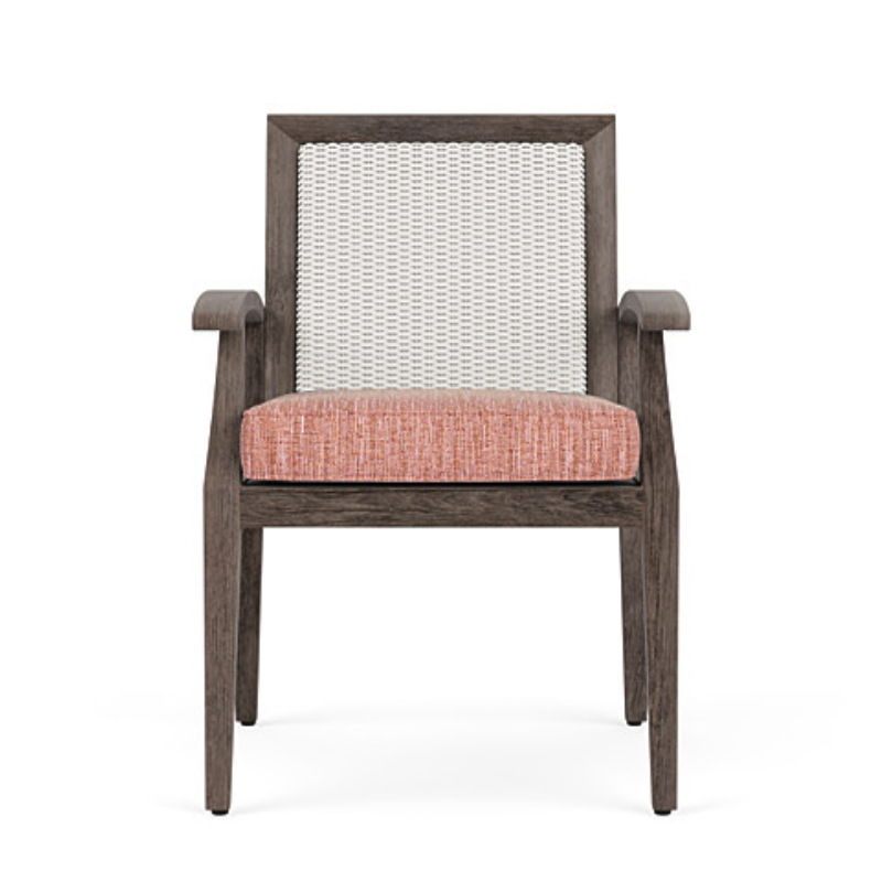 Lloyd Flanders Frontier Wicker Outdoor Dining Armchair