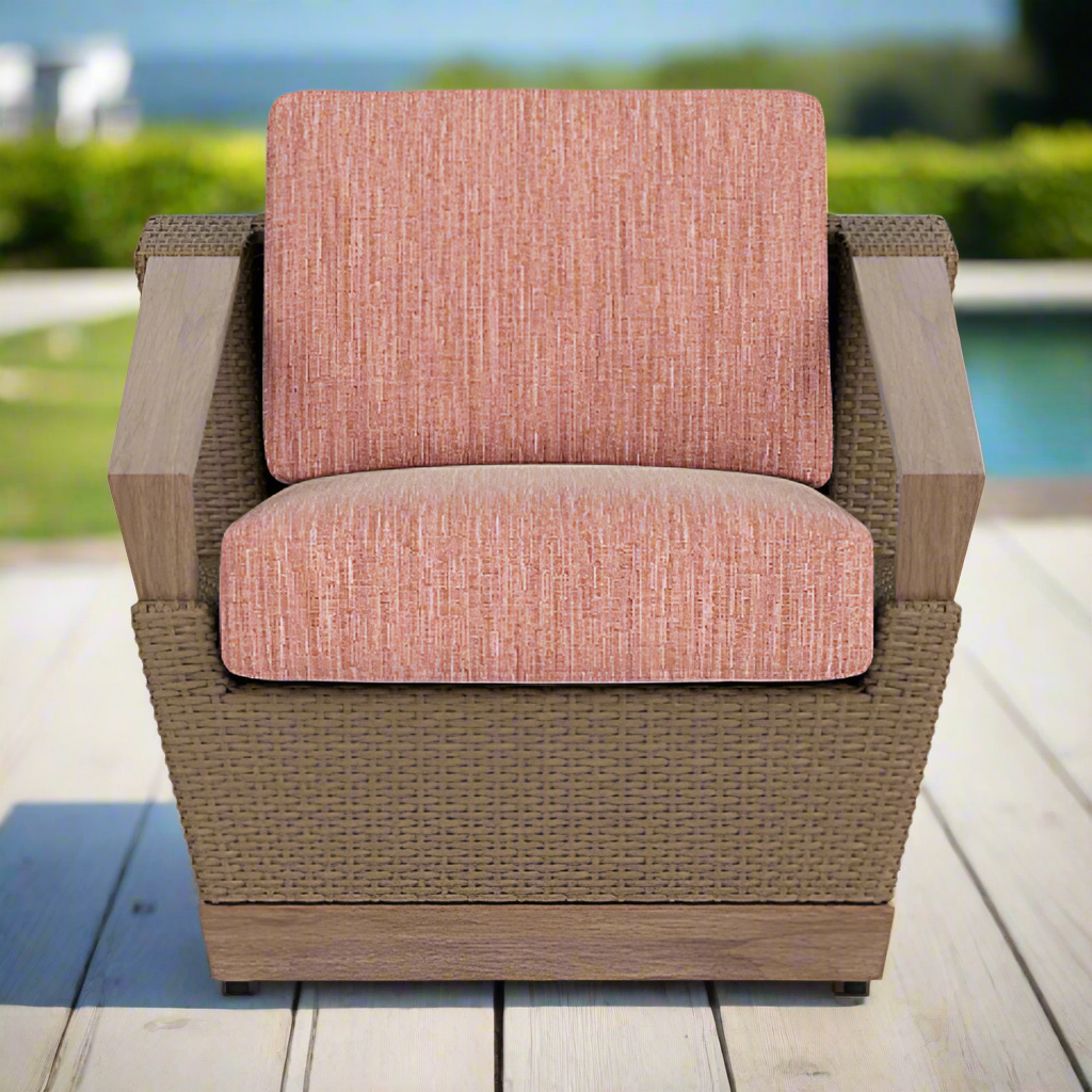 Lloyd Flanders Charisma Wicker Outdoor Lounge Chair