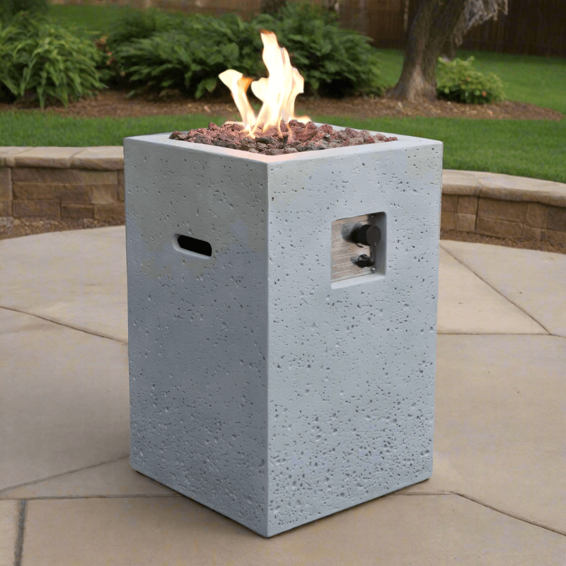 Elementi Boyle Glass Fiber Reinforced Concrete Outdoor Fire Pit