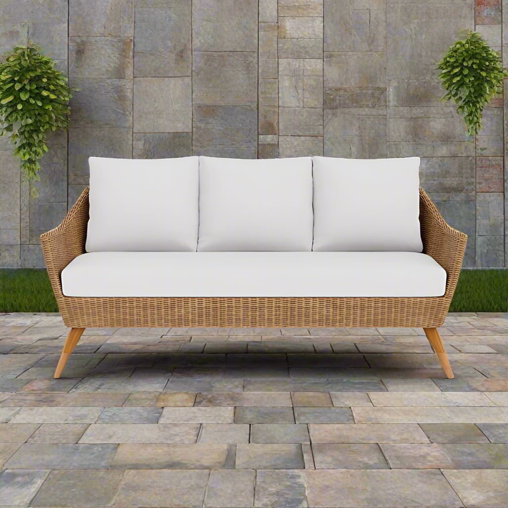 Lloyd Flanders Tobago Woven Vinyl Outdoor Sofa