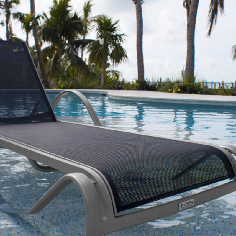 Hospitality Rattan Spectrum Stackable Chaise Lounge