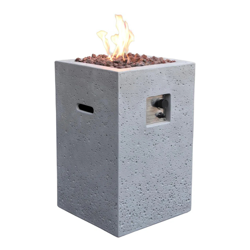 Elementi Boyle Glass Fiber Reinforced Concrete Outdoor Fire Pit