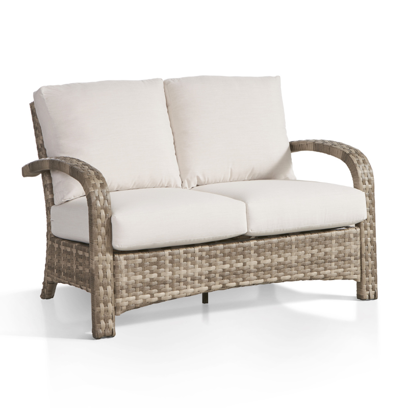 South Sea Rattan Driftwood Bay Wicker Outdoor Loveseat