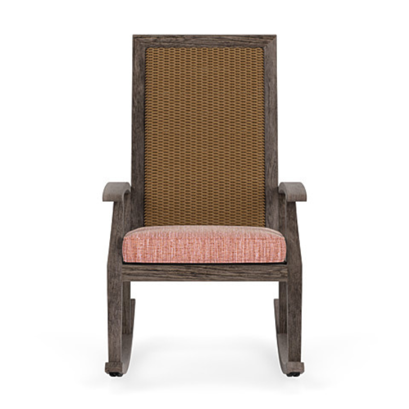 Lloyd Flanders Frontier Wicker Outdoor High Back Porch Rocker
