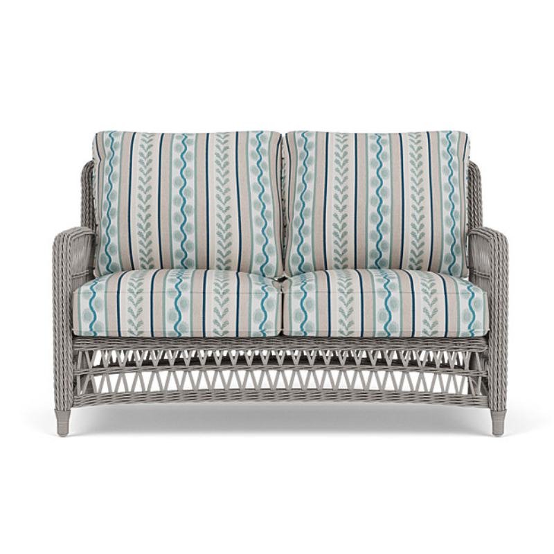 Lloyd Flanders Mackinac Woven Vinyl Outdoor Loveseat
