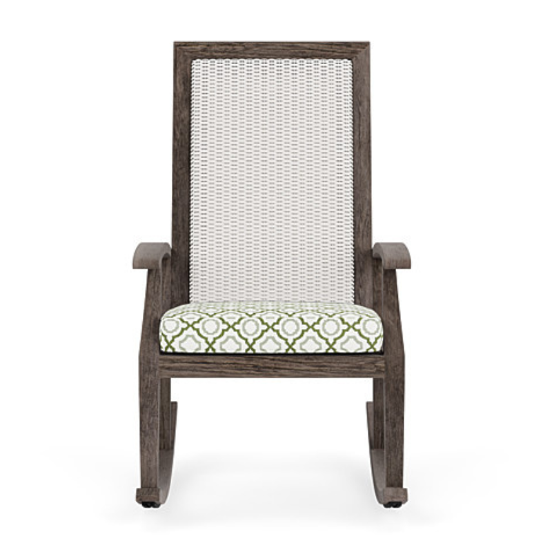 Lloyd Flanders Frontier Wicker Outdoor High Back Porch Rocker