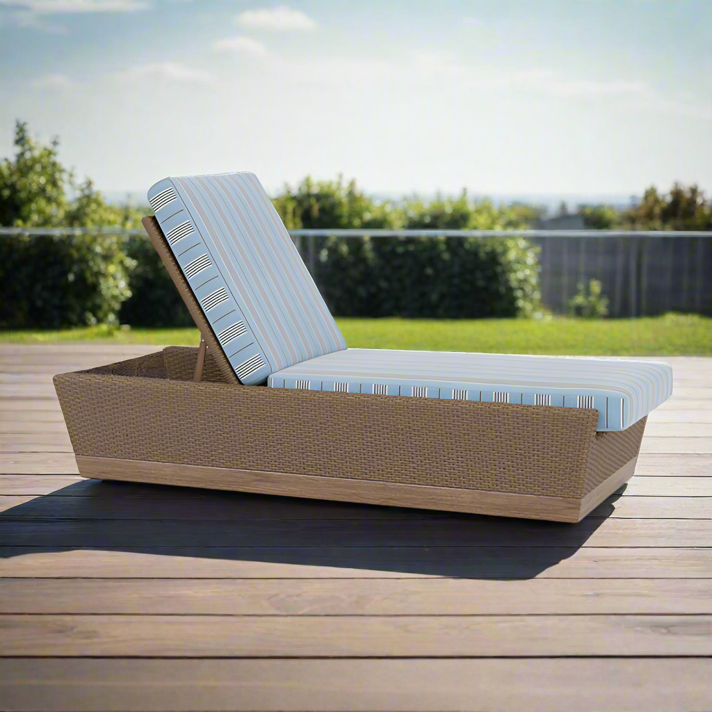 Lloyd Flanders Charisma Wicker Outdoor Pool Chaise