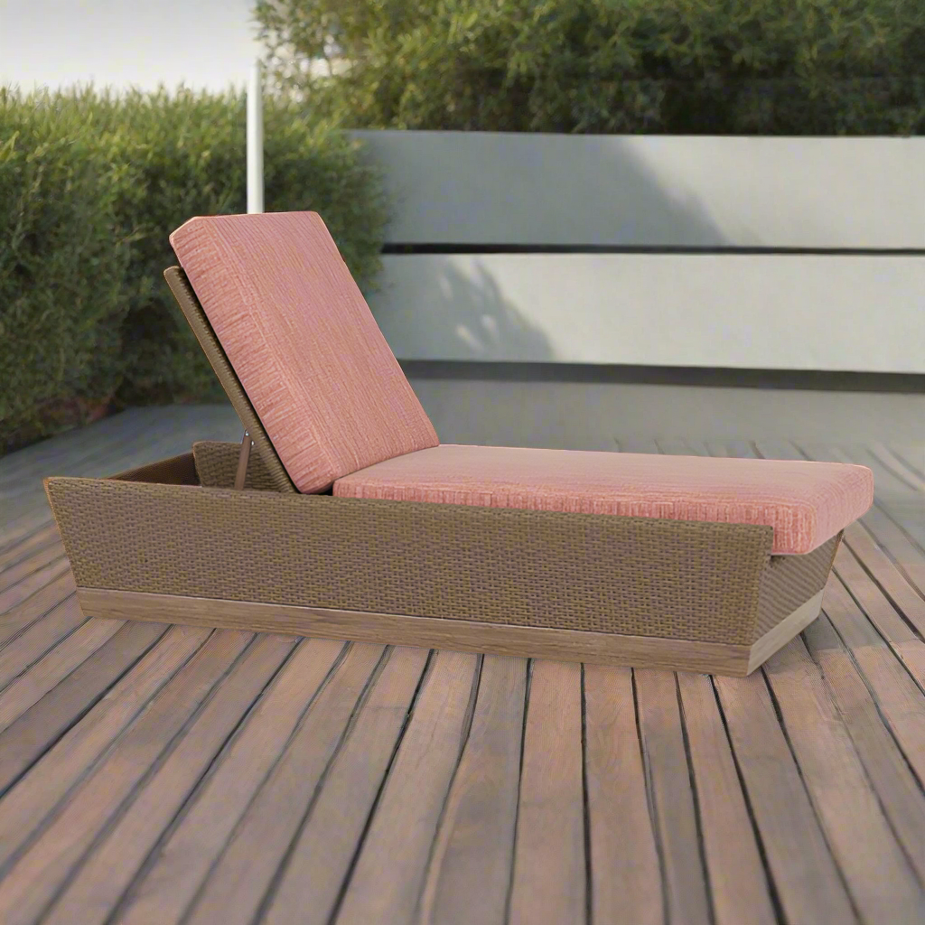 Lloyd Flanders Charisma Wicker Outdoor Pool Chaise