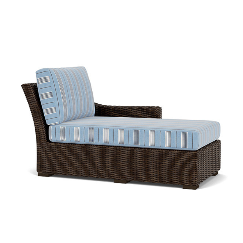 Lloyd Flanders Mesa Woven Vinyl Left Arm Chaise