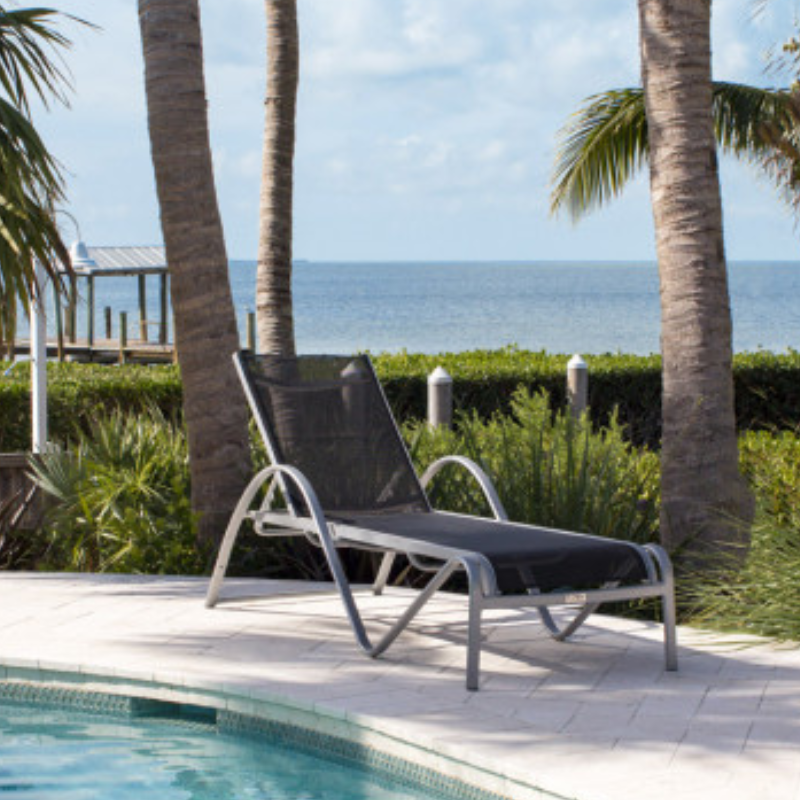 Hospitality Rattan Spectrum Stackable Chaise Lounge