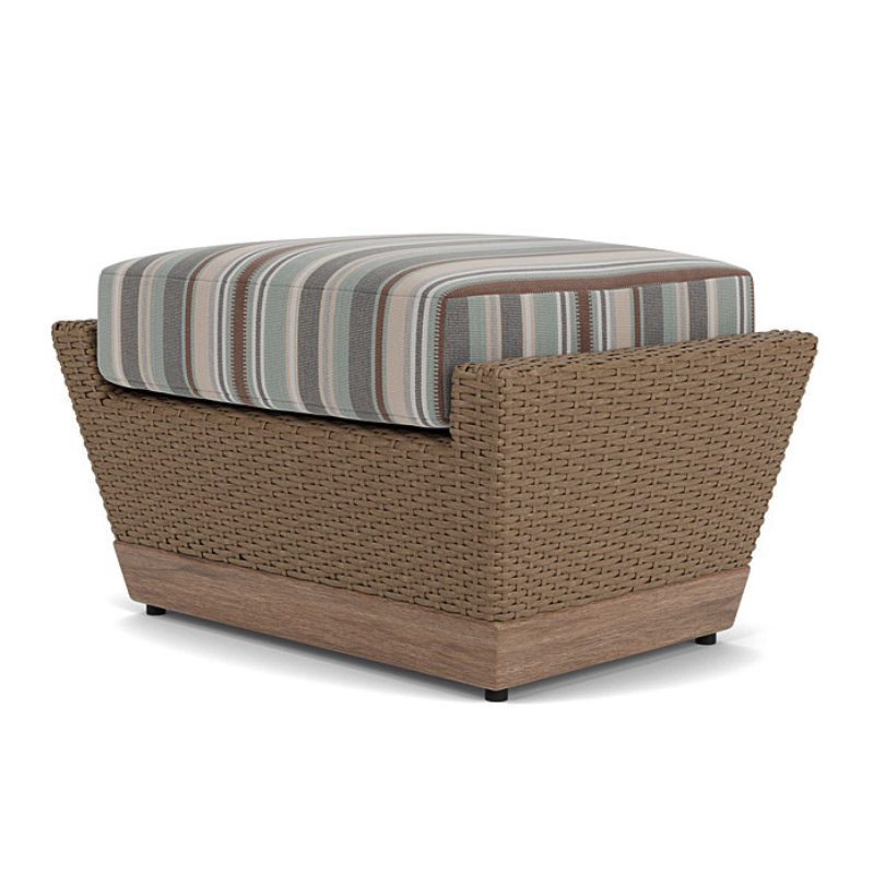 Lloyd Flanders Charisma Wicker Outdoor Ottoman