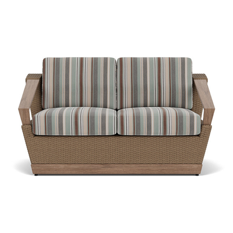 Lloyd Flanders Charisma Wicker Outdoor Loveseat