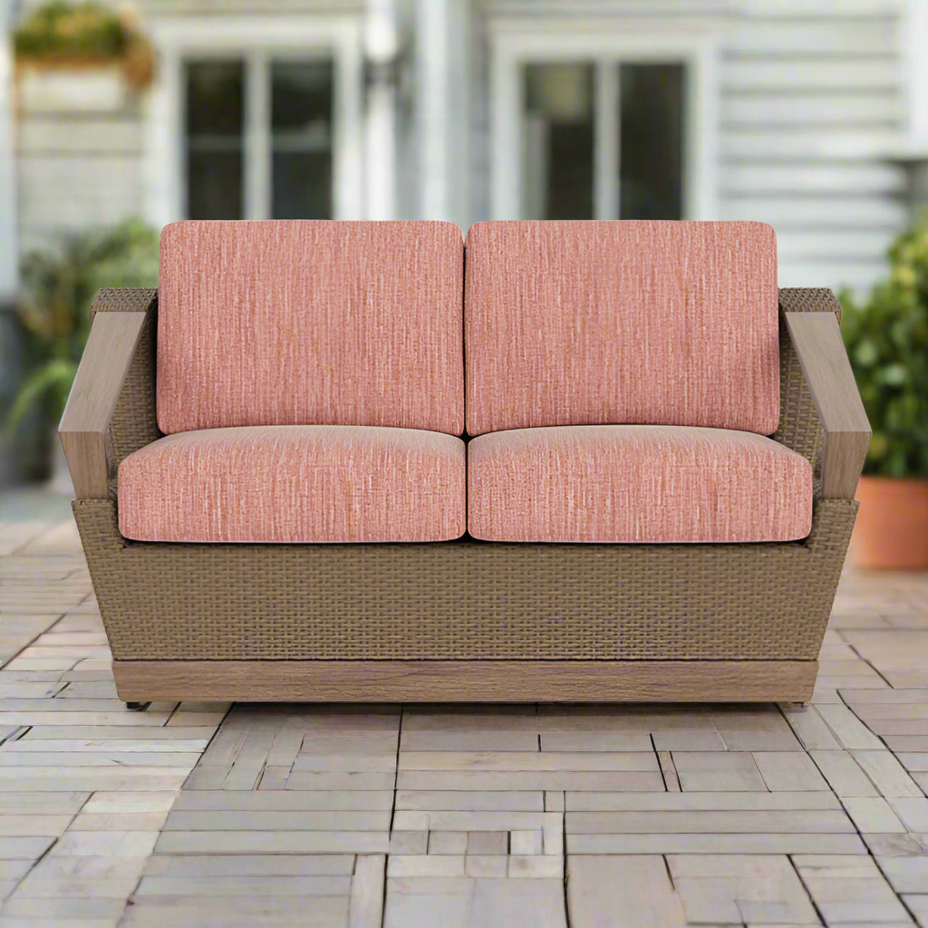 Lloyd Flanders Charisma Wicker Outdoor Loveseat