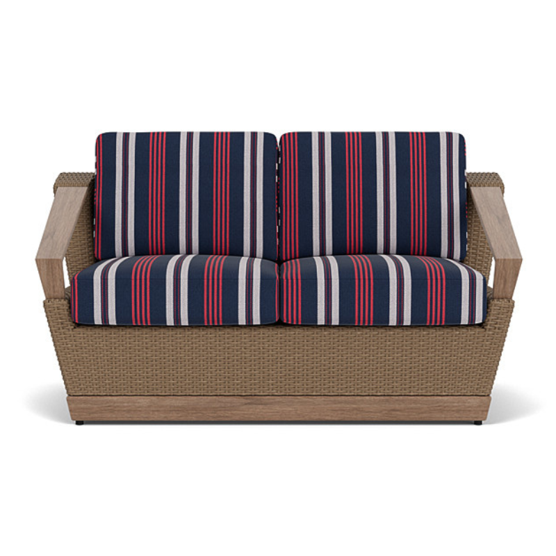 Lloyd Flanders Charisma Wicker Outdoor Loveseat